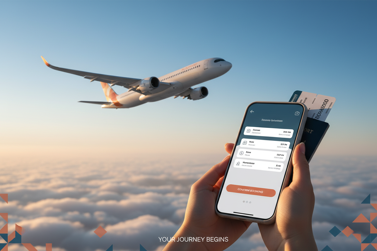 Réservez vos billets d'avion avec i2clics Travel et voyagez en toute sérénité. Nous vous proposons un accès aux meilleures tarifs auprès des compagnies aériennes internationales et régionales, avec une assistance personnalisée à chaque étape. Que vous voyagiez pour affaires, loisirs ou retrouvailles familiales, notre équipe d'experts vous aide à trouver le vol idéal adapté à votre budget et vos préférences. Bénéficiez d'une réservation simple, rapide et sécurisée, complétée par un support WhatsApp disponibl